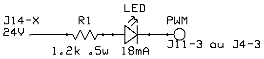 Gradateur MLI (PWM) DEL